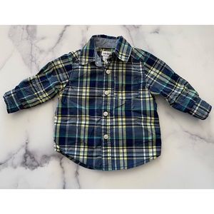 Carter's 3M Button-Down Plaid Shirt